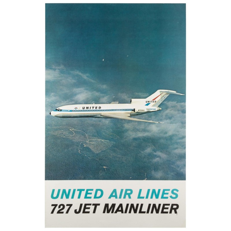 United Airlines 727 Jet Mainliner (1964 - LB)