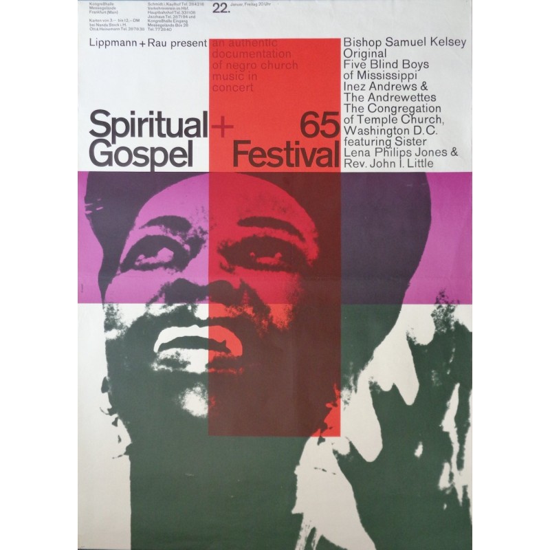 Spiritual and Gospel Festival: Frankfurt 1965 (A0)