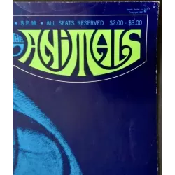 Eric Burdon and The Animals 1967 San Francisco concert poster - illustraction Gallery