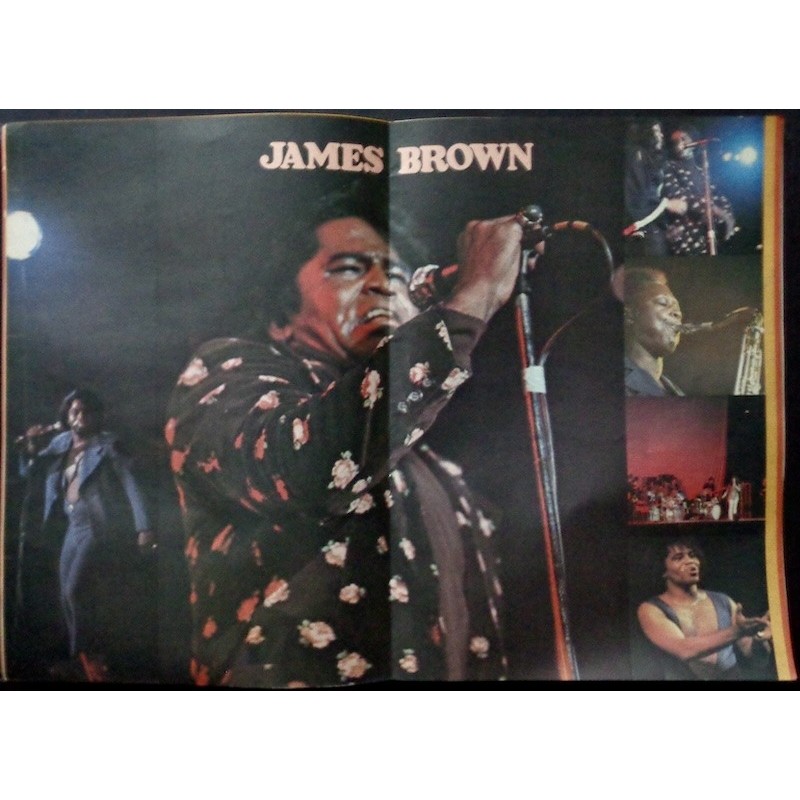 James Brown 1974 Japanese Tour program - illustraction Gallery