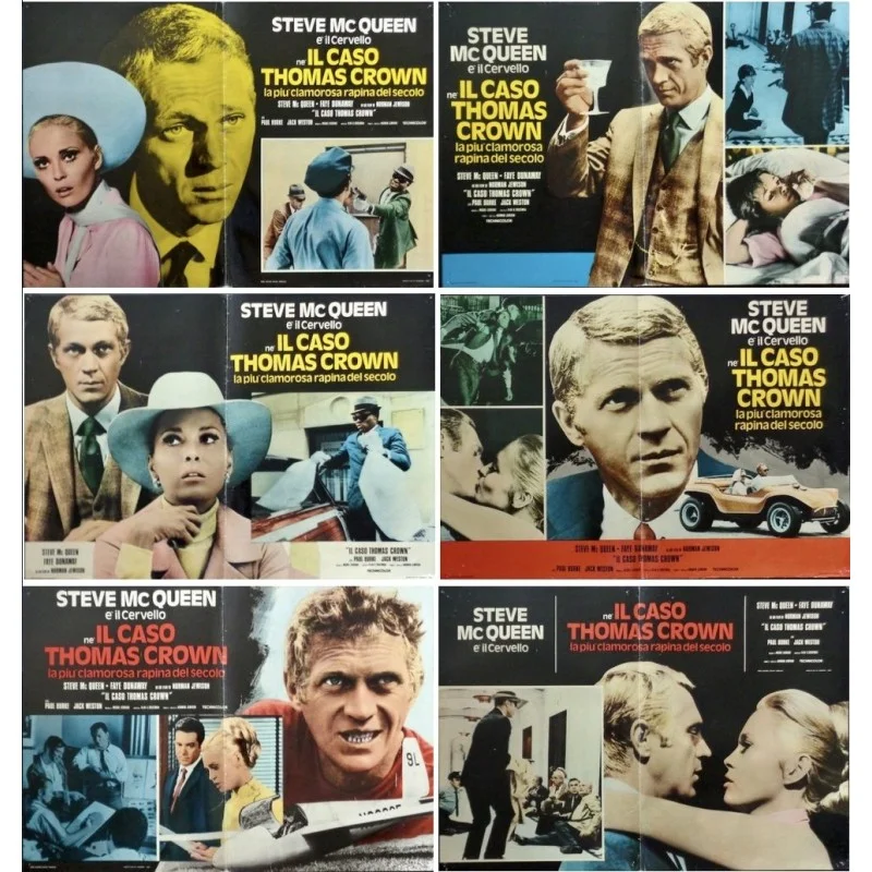 Thomas Crown Affair (R73 Fotobusta set of 6)