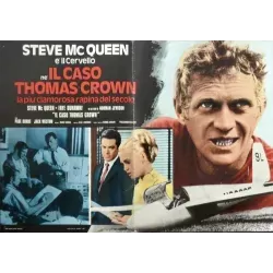 The Thomas Crown Affair Italian fotobusta movie poster set - illustraction Gallery