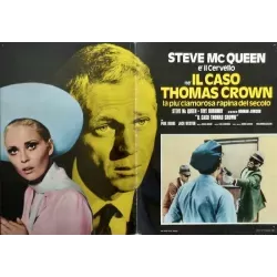 The Thomas Crown Affair Italian fotobusta movie poster set - illustraction Gallery