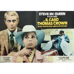 The Thomas Crown Affair Italian fotobusta movie poster set - illustraction Gallery
