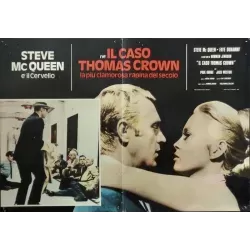 The Thomas Crown Affair Italian fotobusta movie poster set - illustraction Gallery