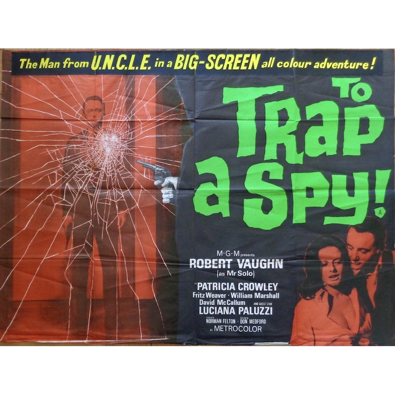 Man From UNCLE: To Trap A Spy (British Quad)