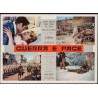 War and Peace Italian set of 6 fotobusta movie posters - Illustraction Gallery