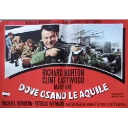 Where Eagles Dare Italian fotobusta movie poster set - illustraction Gallery