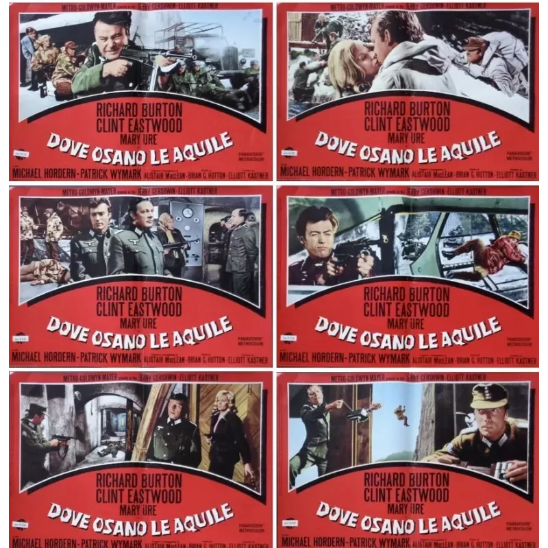 Where Eagles Dare (Fotobusta set of 6)