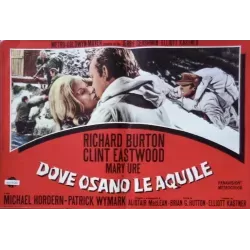 Where Eagles Dare Italian fotobusta movie poster set - illustraction Gallery