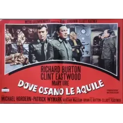 Where Eagles Dare Italian fotobusta movie poster set - illustraction Gallery