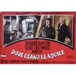 Where Eagles Dare Italian fotobusta movie poster set - illustraction Gallery