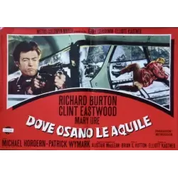 Where Eagles Dare Italian fotobusta movie poster set - illustraction Gallery