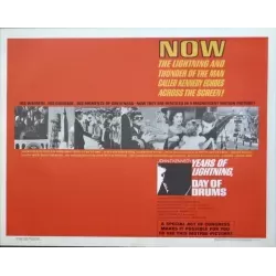 John F. Kennedy: Years Of Lightning Days Of Drums (Half sheet)