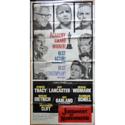 Judgment At Nuremberg (3 sheet)