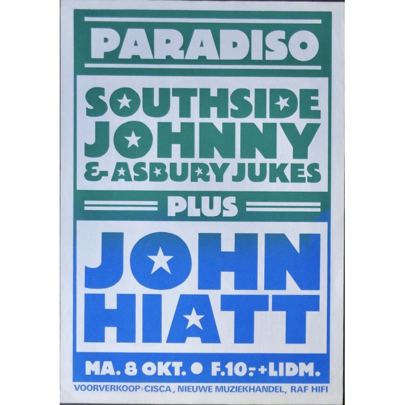 John Hiatt / Southside Johnny: Amsterdam 1979