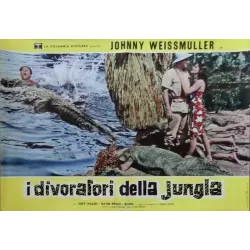 Cannibal Attack Italian fotobusta movie poster set - illustraction Gallery