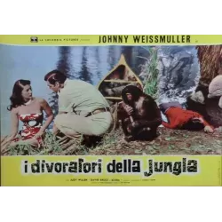 Cannibal Attack Italian fotobusta movie poster set - illustraction Gallery
