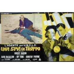 Man From UNCLE: One Spy Too Many Italian fotobusta movie poster set - illustraction Gallery