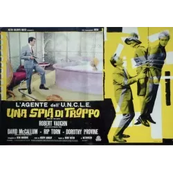 Man From UNCLE: One Spy Too Many Italian fotobusta movie poster set - illustraction Gallery