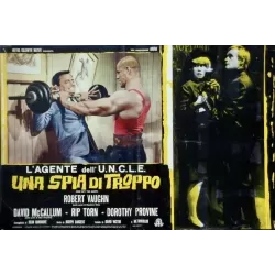 Man From UNCLE: One Spy Too Many Italian fotobusta movie poster set - illustraction Gallery