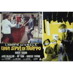 Man From UNCLE: One Spy Too Many Italian fotobusta movie poster set - illustraction Gallery