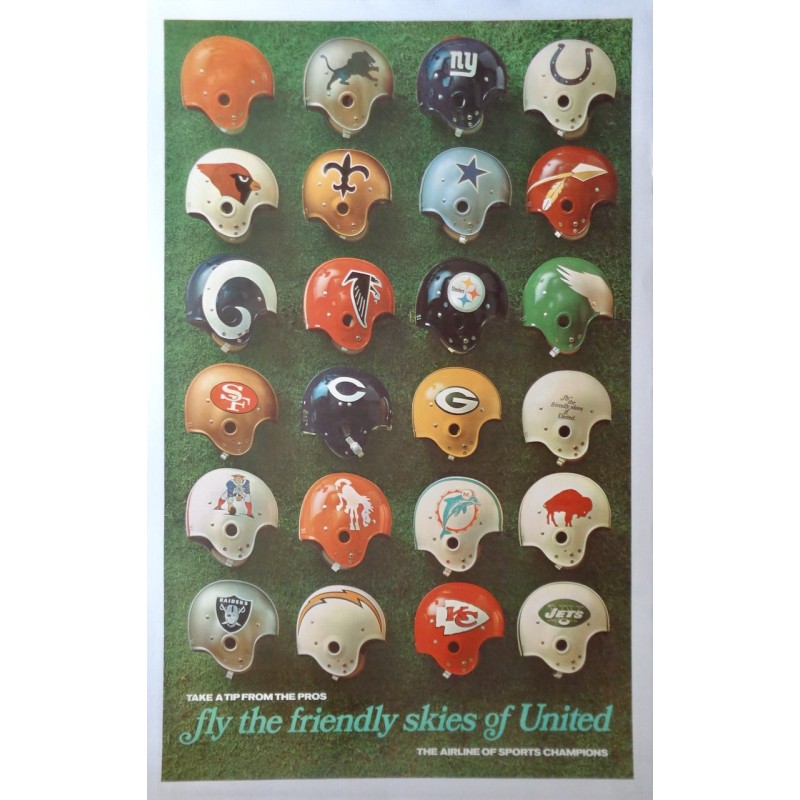 United Airlines Football (1968 - LB)