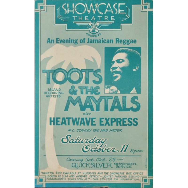 Toots And The Maytals: Detroit 1975