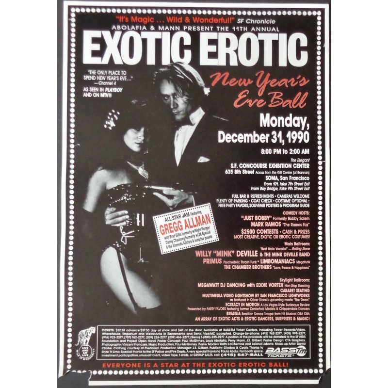 Exotic Erotic New Year's Eve Ball: San Francisco 1990