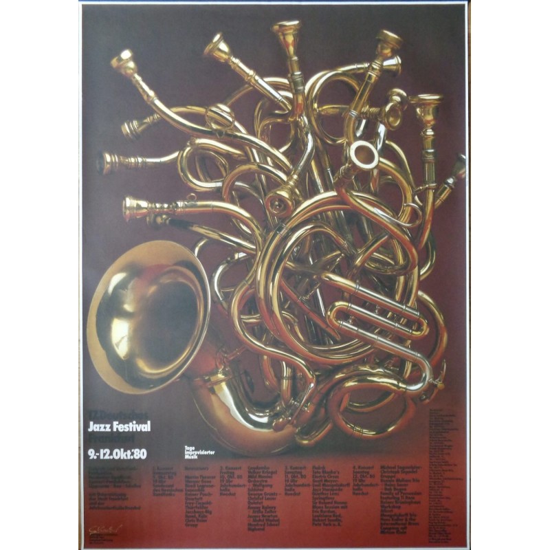 Frankfurt Jazz Festival 1980 (A0 signed)