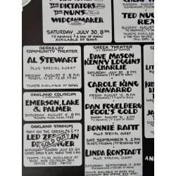 BGP Led Zeppelin 1977 Oakland concert poster - illustraction Gallery