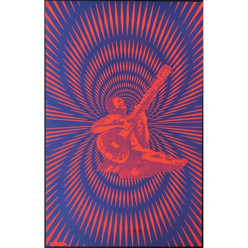 Ravi Shankar (1969 Black light)