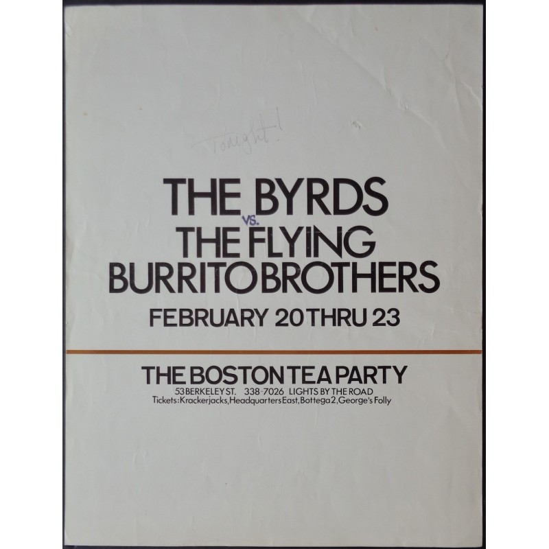 Byrds / Flying Burrito Brothers: Boston 1969