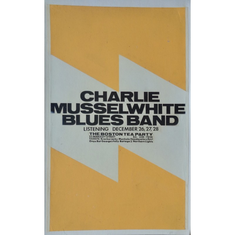 Charlie Musselwhite: Boston 1968 (style B - LB)