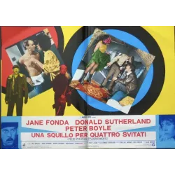Steelyard Blues Italian fotobusta movie poster set - illustraction Gallery