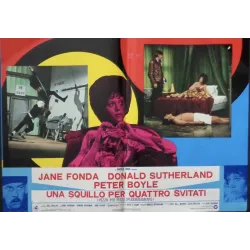 Steelyard Blues Italian fotobusta movie poster set - illustraction Gallery