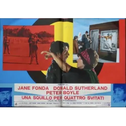 Steelyard Blues Italian fotobusta movie poster set - illustraction Gallery