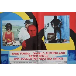 Steelyard Blues Italian fotobusta movie poster set - illustraction Gallery