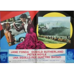 Steelyard Blues Italian fotobusta movie poster set - illustraction Gallery