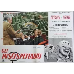 Sleuth Italian fotobusta movie poster set - illustraction Gallery