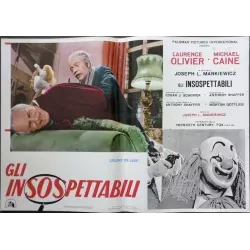 Sleuth Italian fotobusta movie poster set - illustraction Gallery