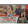 James Bond Live And Let Die Italian fotobusta movie poster set - illustraction Gallery