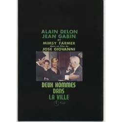 Deux hommes dans la ville (Two Men In Town) Japanese movie program - Illustraction Gallery