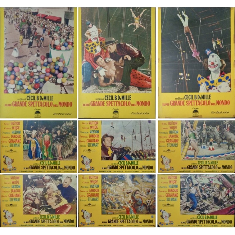 Greatest Show On Earth (Fotobusta set of 9)