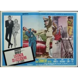 James Bond Dr. No Italian fotobusta movie poster set - illustraction Gallery