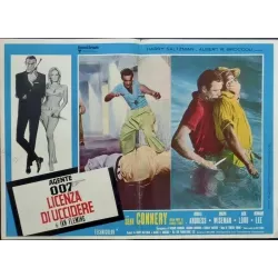 James Bond Dr. No Italian fotobusta movie poster set - illustraction Gallery