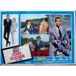 James Bond Dr. No Italian fotobusta movie poster set - illustraction Gallery