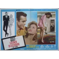 James Bond Dr. No Italian fotobusta movie poster set - illustraction Gallery