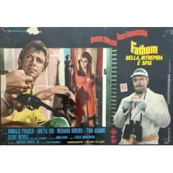 Fathom Italian fotobusta movie poster set - illustraction Gallery