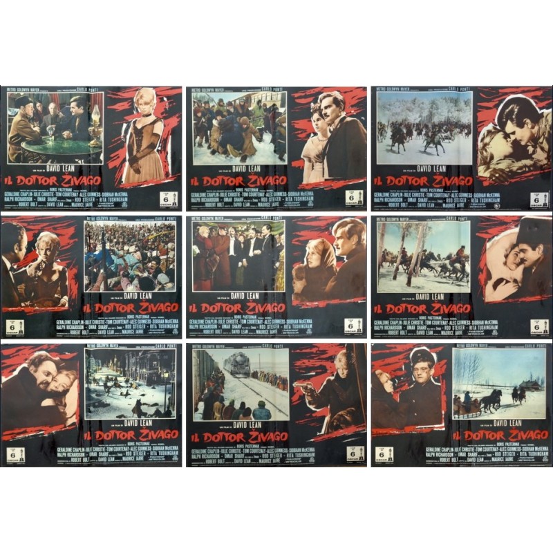 Doctor Zhivago (Fotobusta set of 9)